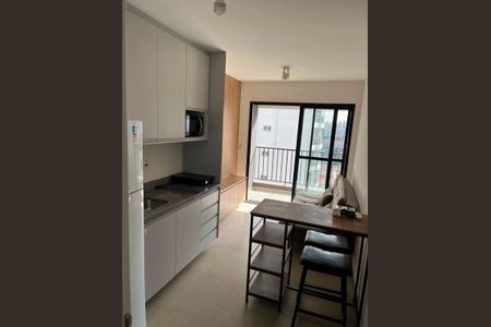 Cozinha/Sala de kitnet/studio para alugar com 1 quarto, 30m² em Pinheiros, São Paulo