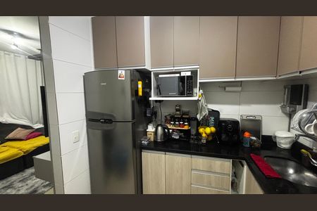Cozinha de apartamento à venda com 2 quartos, 40m² em Parque Novo Oratório, Santo André