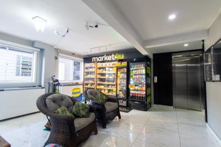 Área comum de kitnet/studio para alugar com 1 quarto, 23m² em Novo Mundo, Curitiba