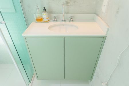 Studio para alugar com 33m², 1 quarto e 1 vaga Studio para alugar com 33m², 1 quarto e 1 vagaBanheiro