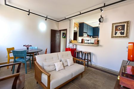 Sala de apartamento à venda com 3 quartos, 100m² em Jardim America, Belo Horizonte