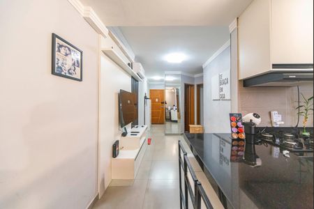 Sala de apartamento para alugar com 2 quartos, 80m² em Vila Scarpelli, Santo André