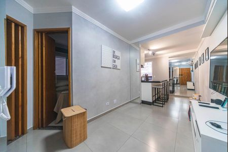 Sala de apartamento para alugar com 2 quartos, 80m² em Vila Scarpelli, Santo André