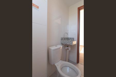 Banheiro Social de apartamento para alugar com 2 quartos, 45m² em Braúnas, Belo Horizonte