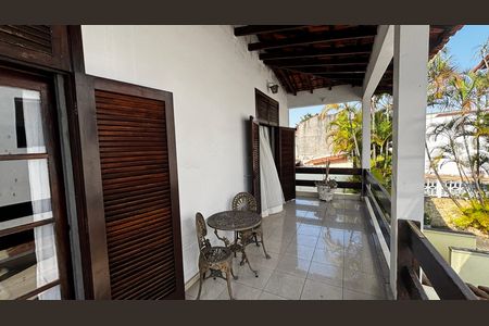 Varanda da Suíte 1 de casa para alugar com 4 quartos, 580m² em Vila Homero Thon, Santo André