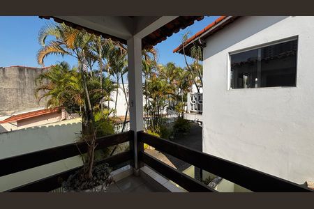 Varanda da Suíte 2 de casa à venda com 4 quartos, 580m² em Vila Homero Thon, Santo André
