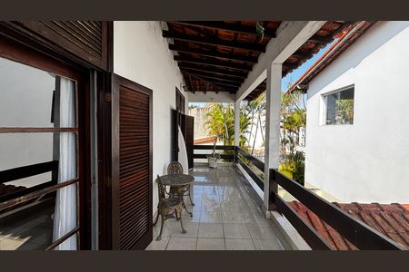 Varanda da Suíte 1 de casa à venda com 4 quartos, 580m² em Vila Homero Thon, Santo André