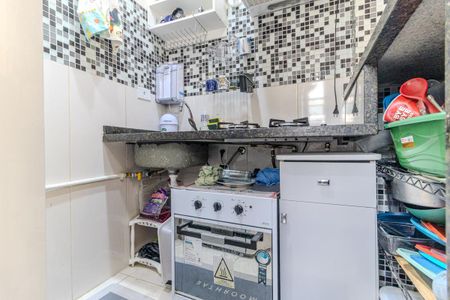Cozinha de apartamento à venda com 1 quarto, 30m² em Santa Cecilia, São Paulo