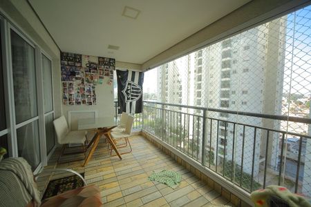 Varanda gourmet da Sala de apartamento à venda com 2 quartos, 81m² em Jardim Independencia, São Bernardo do Campo