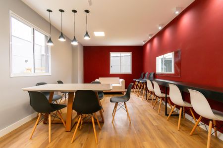 Área comum de kitnet/studio para alugar com 1 quarto, 20m² em Vila Ema, São Paulo