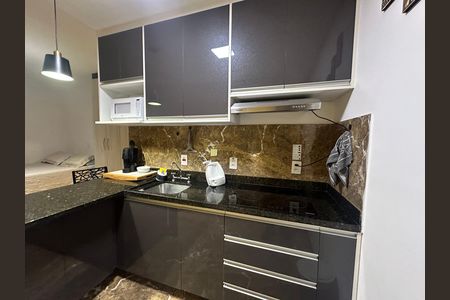 Cozinha de apartamento à venda com 1 quarto, 26m² em Bethaville I, Barueri