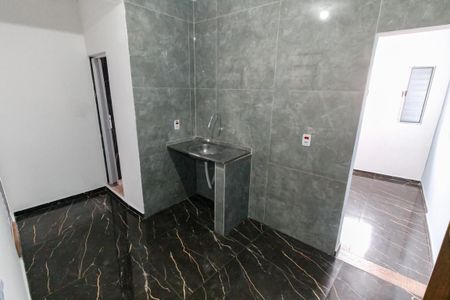 Cozinha de casa para alugar com 1 quarto, 38m² em Campo Limpo, São Paulo