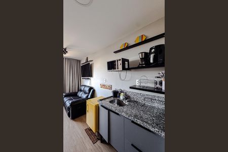 Cozinha de kitnet/studio à venda com 1 quarto, 19m² em Brás, São Paulo