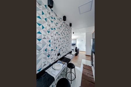 Cozinha de apartamento para alugar com 1 quarto, 32m² em Tatuapé, São Paulo