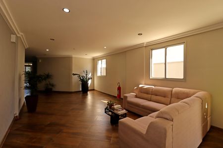 Área Comum - Hall de apartamento para alugar com 2 quartos, 55m² em Vila Guiomar, Santo André