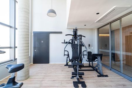 Apartamento para alugar com 37m², 2 quartos e sem vaga Apartamento para alugar com 37m², 2 quartos e sem vagaÁrea comum - Academia