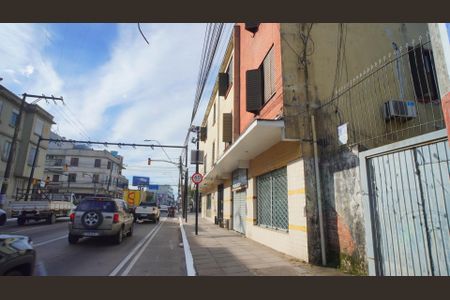 Fachada do bloco de apartamento à venda com 2 quartos, 62m² em São João, Porto Alegre