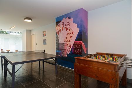 Apartamento para alugar com 128m², 3 quartos e 2 vagas Apartamento para alugar com 128m², 3 quartos e 2 vagasÁrea comum - Sala de Jogos