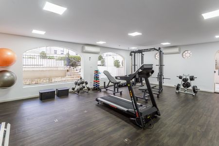 Área comum - Academia de apartamento para alugar com 2 quartos, 70m² em Cidade Monções, São Paulo