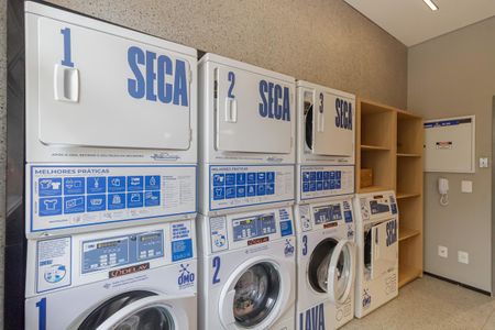 Studio para alugar com 39m², 1 quarto e sem vaga Studio para alugar com 39m², 1 quarto e sem vagaÁrea comum - Lavanderia
