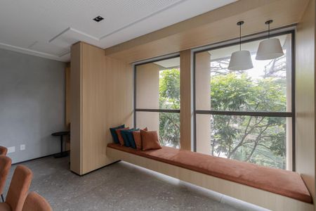 Área comum de kitnet/studio para alugar com 1 quarto, 39m² em Vila Nova Conceição, São Paulo