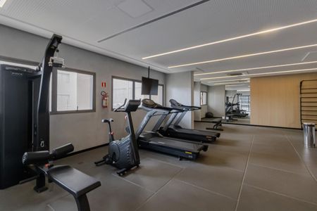 Área comum - Academia de kitnet/studio para alugar com 1 quarto, 39m² em Vila Nova Conceição, São Paulo