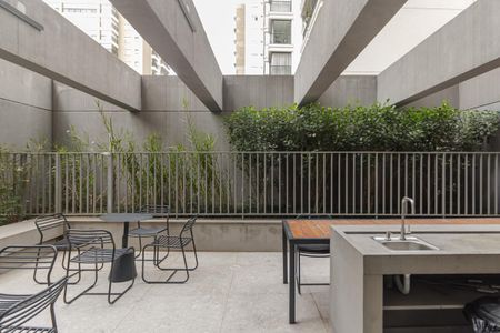 Studio para alugar com 39m², 1 quarto e sem vaga Studio para alugar com 39m², 1 quarto e sem vagaÁrea comum - Churrasqueira