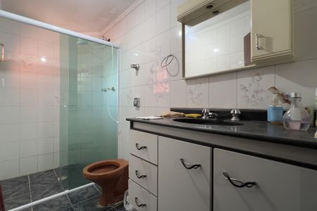 Banheiro da Suíte de apartamento à venda com 1 quarto, 45m² em Jardim Monte Carmelo, Guarulhos