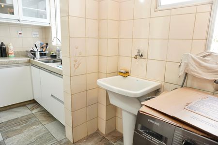 Área de Serviço de apartamento à venda com 3 quartos, 96m² em Santo Antônio, Belo Horizonte