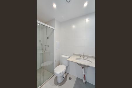 Banheiro de kitnet/studio à venda com 1 quarto, 26m² em Vila Mariana, São Paulo