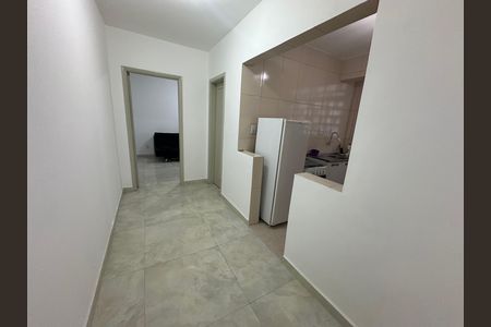 Sala de apartamento para alugar com 1 quarto, 45m² em Centro, São Vicente