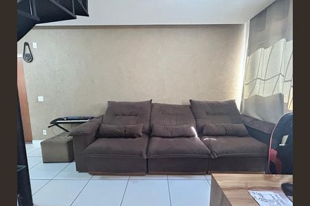 Sala de apartamento à venda com 2 quartos, 84m² em São Benedito, Belo Horizonte