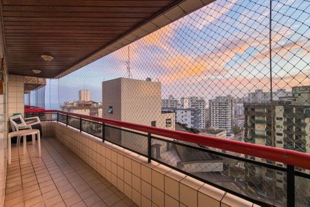 Sacada  de apartamento para alugar com 2 quartos, 75m² em Vila Tupi, Praia Grande