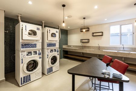 Apartamento para alugar com 24m², 1 quarto e sem vaga Apartamento para alugar com 24m², 1 quarto e sem vagaLavanderia