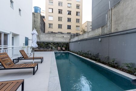 Apartamento para alugar com 24m², 1 quarto e sem vaga Apartamento para alugar com 24m², 1 quarto e sem vagaPiscina