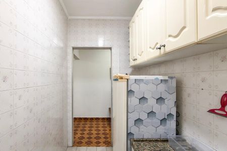 Cozinha de apartamento para alugar com 1 quarto, 50m² em Canto do Forte, Praia Grande