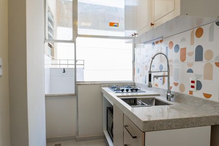 Cozinha de apartamento à venda com 1 quarto, 36m² em Tijuca, Rio de Janeiro