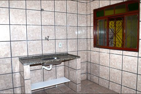 Cozinha de casa para alugar com 1 quarto, 46m² em Maria Goretti, Belo Horizonte