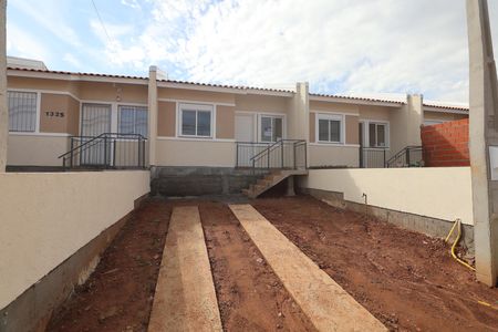 Casa para alugar com 106m², 2 quartos e 1 vagaFachada/Placa