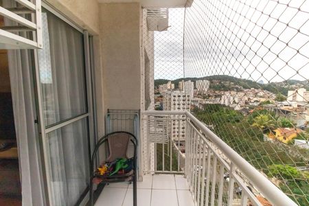 Varanda da Sala de apartamento à venda com 3 quartos, 72m² em Fonseca, Niterói