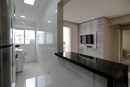 Cozinha de apartamento para alugar com 2 quartos, 47m² em Vila Mogilar, Mogi das Cruzes