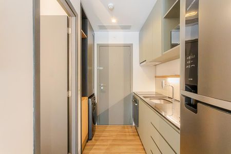 Studio para alugar com 35m², 1 quarto e sem vaga Studio para alugar com 35m², 1 quarto e sem vagaCozinha