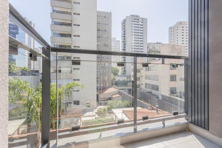 Studio para alugar com 35m², 1 quarto e sem vaga Studio para alugar com 35m², 1 quarto e sem vagaVaranda