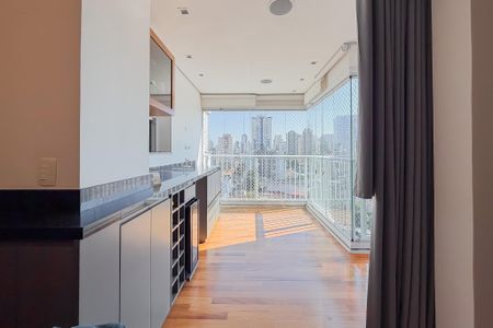 Varanda da Sala de apartamento à venda com 2 quartos, 82m² em Bosque da Saúde, São Paulo