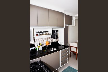 Detalhe - Cozinha Americana de casa de condomínio à venda com 2 quartos, 89m² em Vila Mangalot, São Paulo