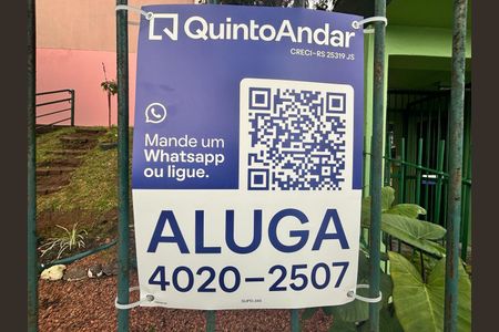 Placa instalada em 11/07/2026 com o código SUPD-345 de apartamento para alugar com 2 quartos, 48m² em Canudos, Novo Hamburgo