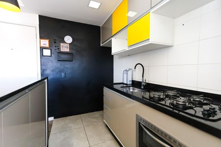 cozinha de apartamento para alugar com 2 quartos, 46m² em Jardim das Palmas, São Paulo