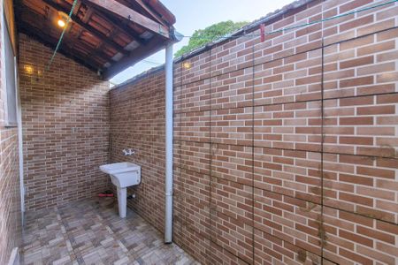 quintal de casa de condomínio para alugar com 2 quartos, 50m² em Vila Assuncao, Praia Grande
