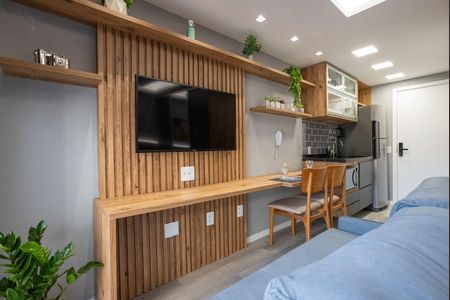 Studio à venda com 26m², 1 quarto e sem vaga Studio à venda com 26m², 1 quarto e sem vagaSala / Quarto