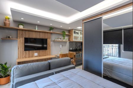 Studio à venda com 26m², 1 quarto e sem vaga Studio à venda com 26m², 1 quarto e sem vagaSala / Quarto